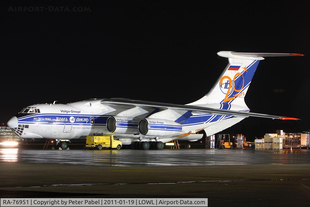 RA-76951, 2007 Ilyushin Il-76TD-90VD C/N 2073421704, Cargo Charter from Monastir
