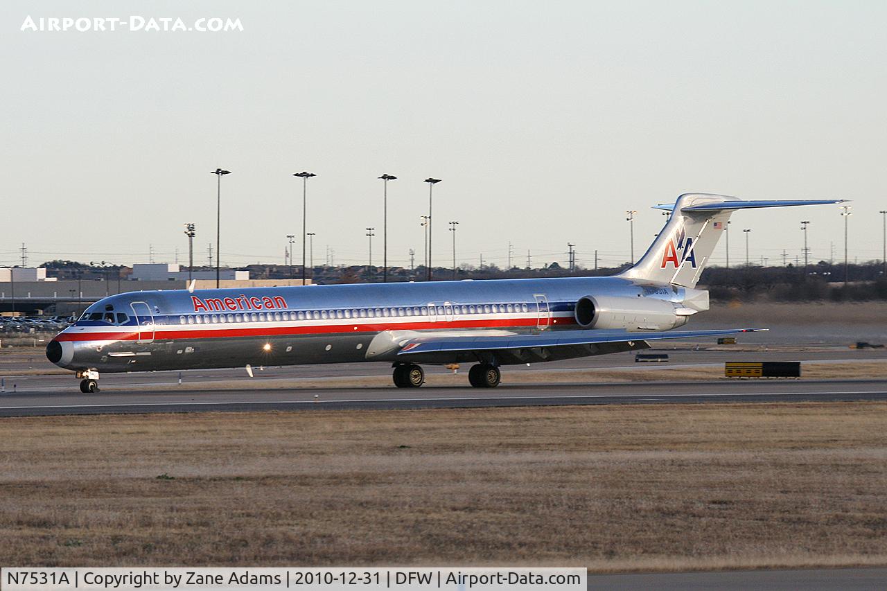 N7531A, 1990 McDonnell Douglas MD-82 (DC-9-82) C/N 49923, American Airlines at DFW Airport