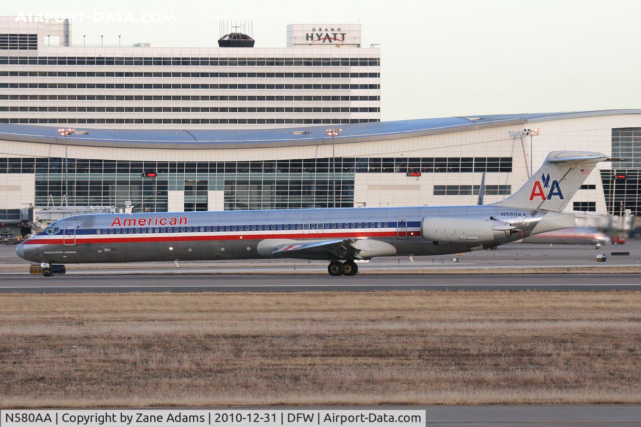 N580AA, 1991 McDonnell Douglas MD-82 (DC-9-82) C/N 53157, American Airlines at DFW Airport