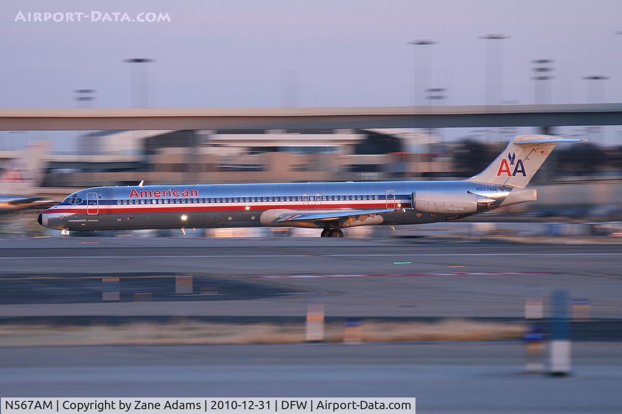 N567AM, 1992 McDonnell Douglas MD-83 (DC-9-83) C/N 53293, American Airlines at DFW Airport
