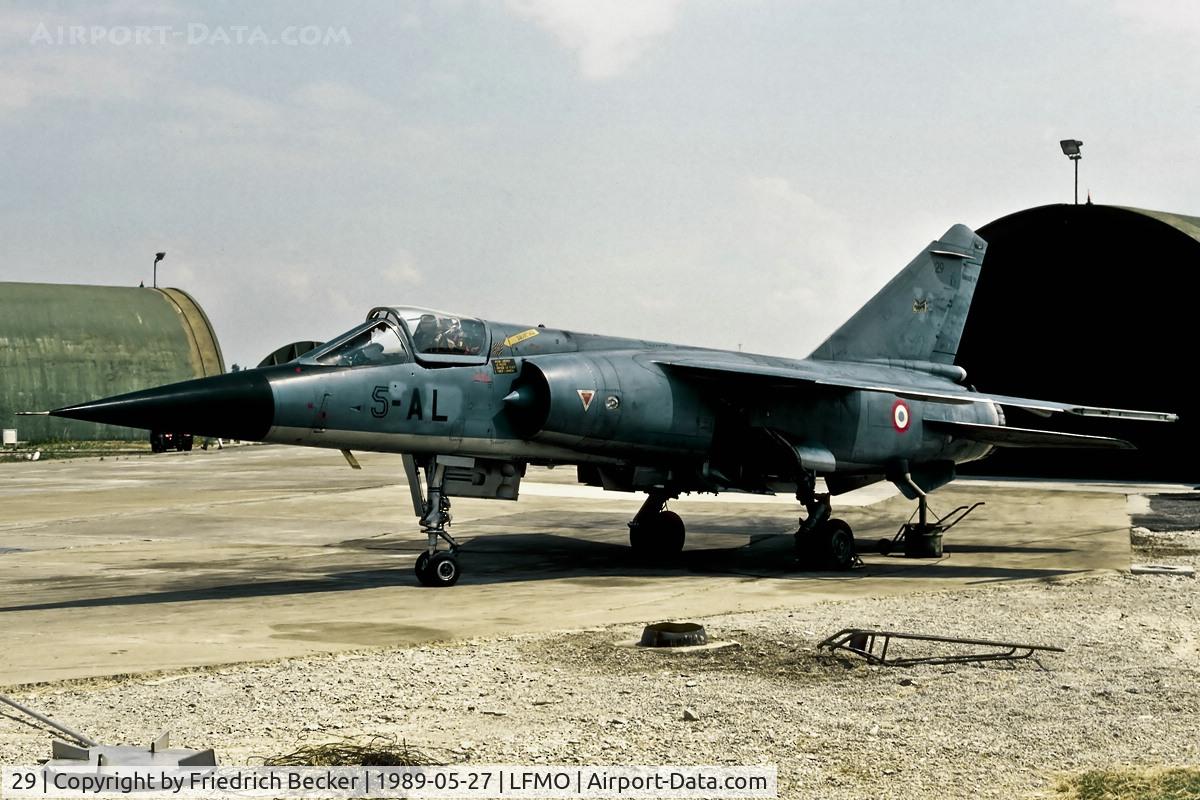 29, Dassault Mirage 2000C C/N 96, flightline at Orange