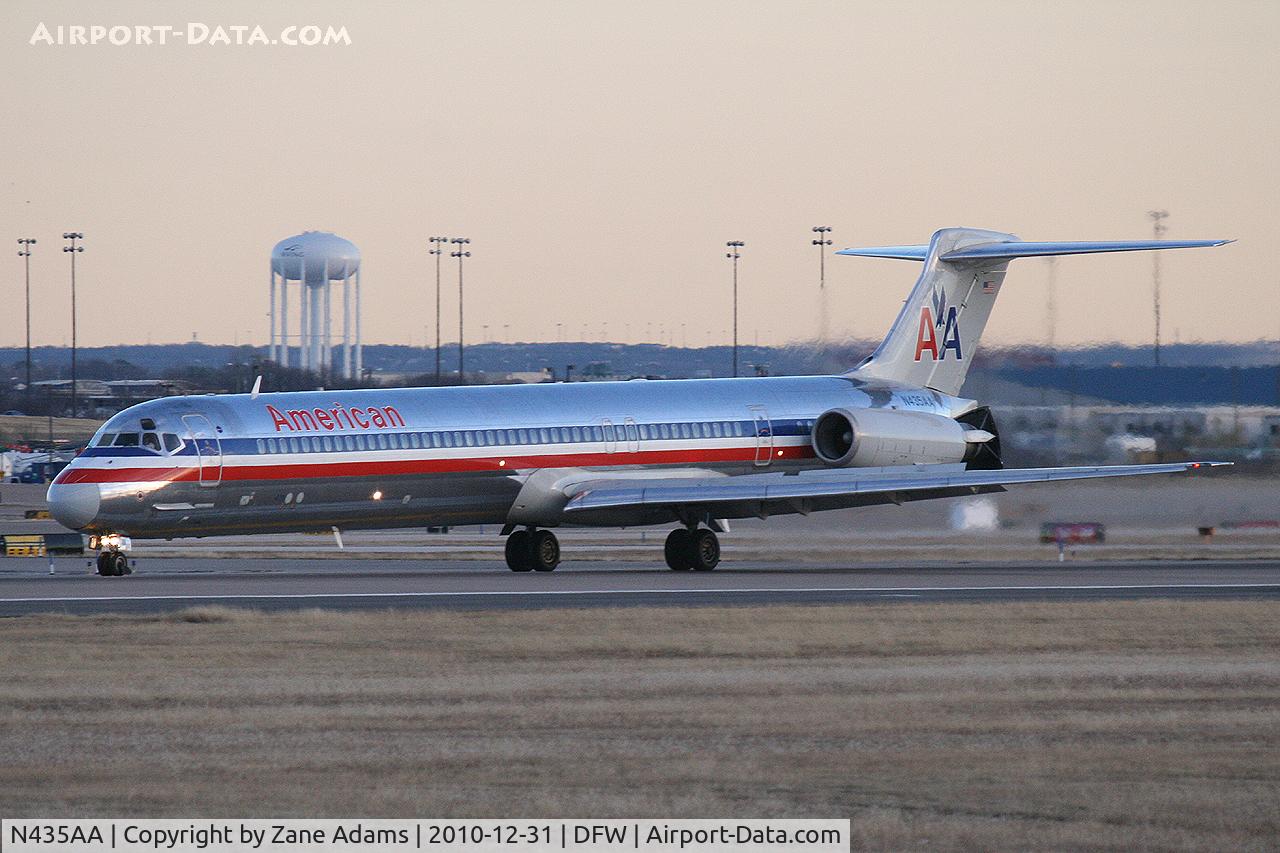 N435AA, 1987 McDonnell Douglas MD-83 (DC-9-83) C/N 49453, American Airlines at DFW Airport