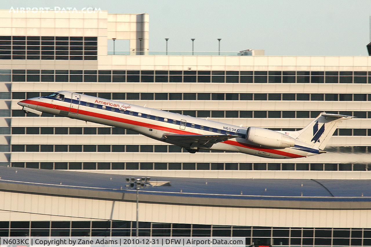 N603KC, 1998 Embraer ERJ-145LR (EMB-145LR) C/N 145055, American Eagle at DFW Airport