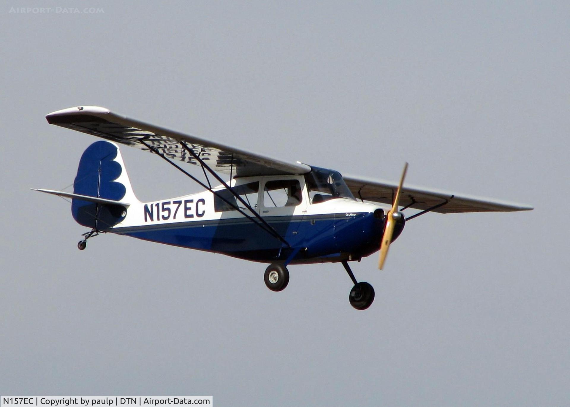 N157EC, 2007 American Champion 7EC C/N 1017-2007, Landing at Downtown Shreveport.
