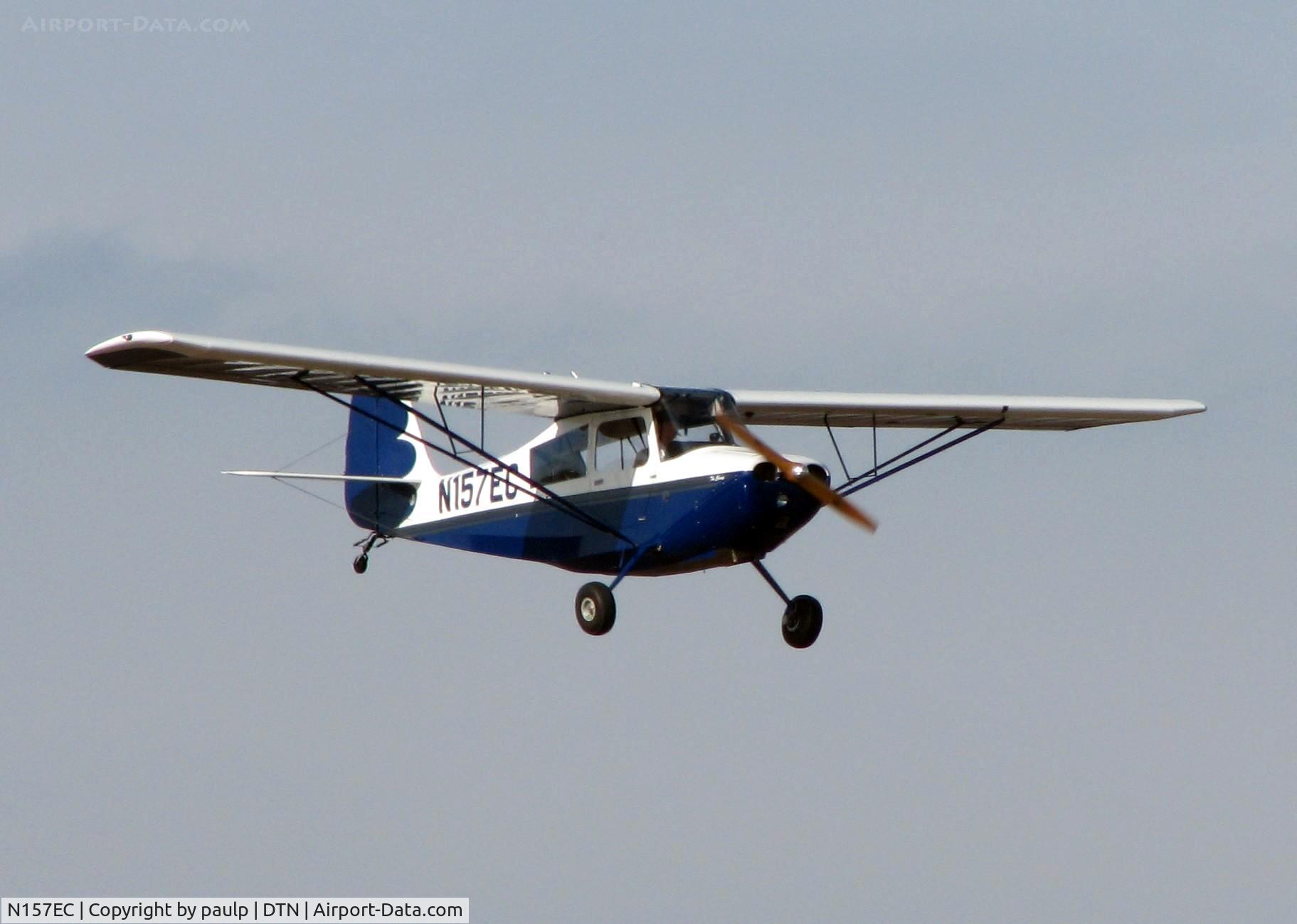 N157EC, 2007 American Champion 7EC C/N 1017-2007, Landing at Downtown Shreveport.