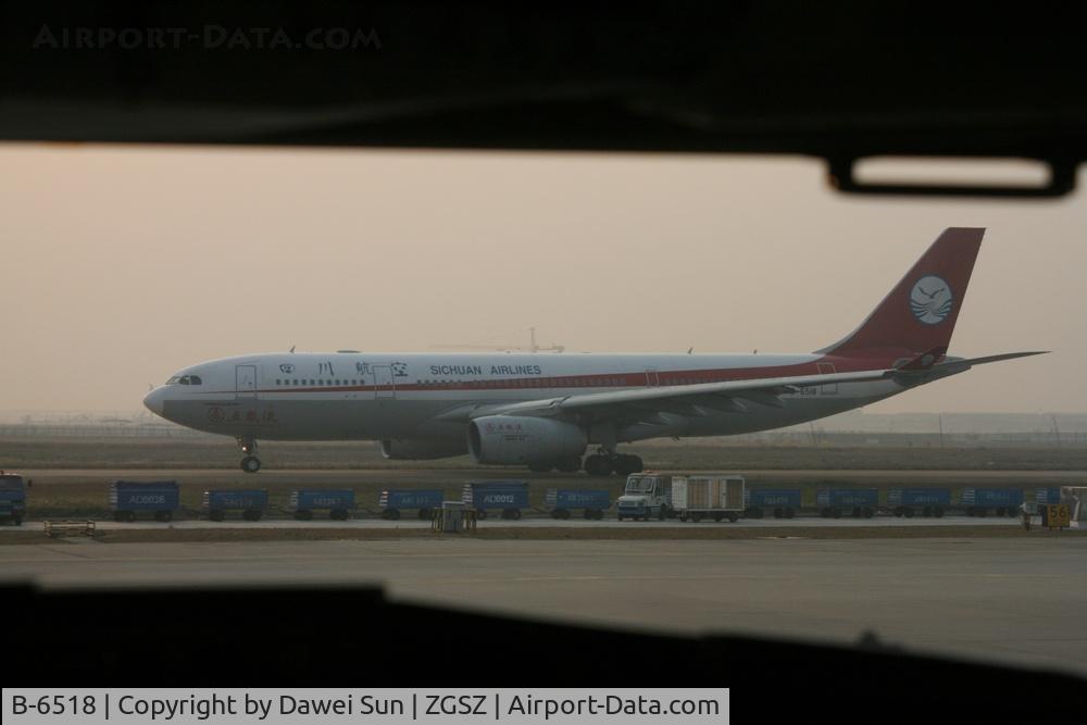 B-6518, 2010 Airbus A330-243 C/N 1082, sichuan