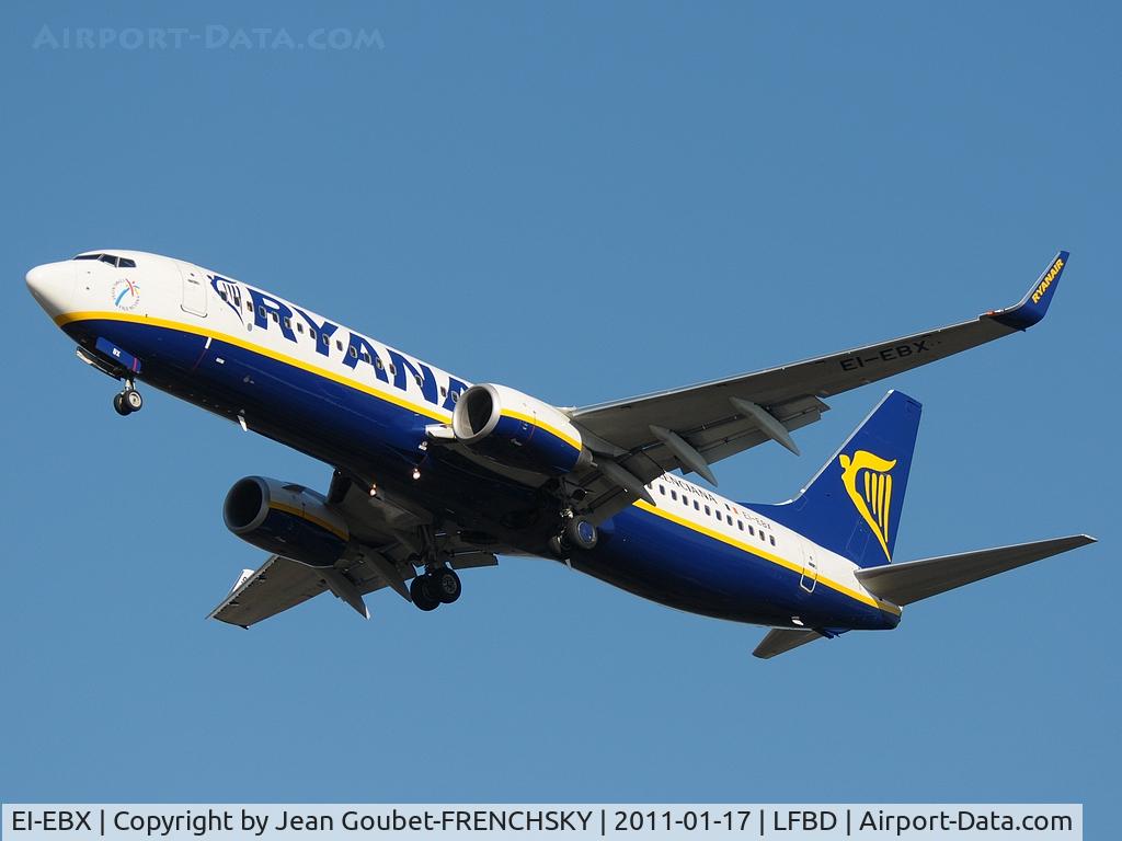 EI-EBX, 2009 Boeing 737-8AS C/N 35007, FR en provenance de Charleroi.