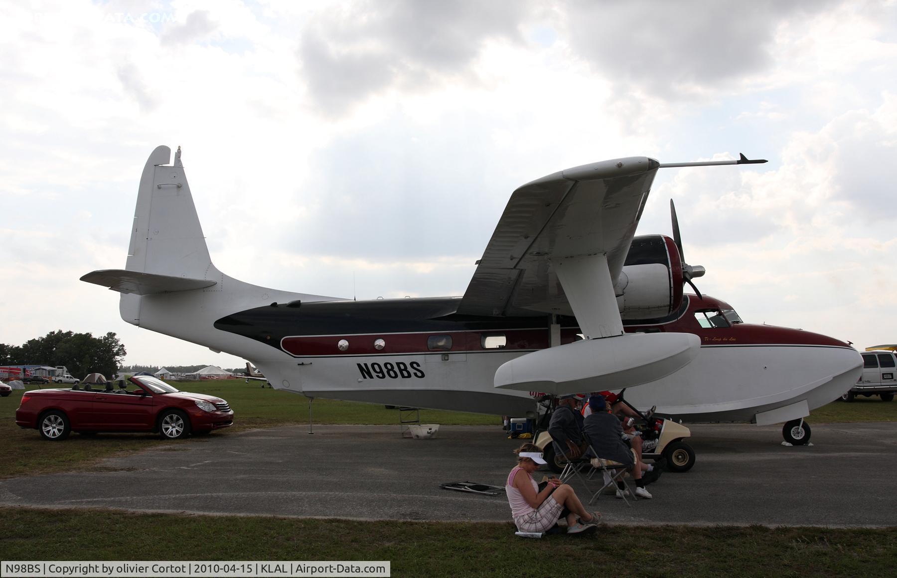 N98BS, 1947 Grumman G-73 Mallard C/N J-18, Wings can be umbrellas too !