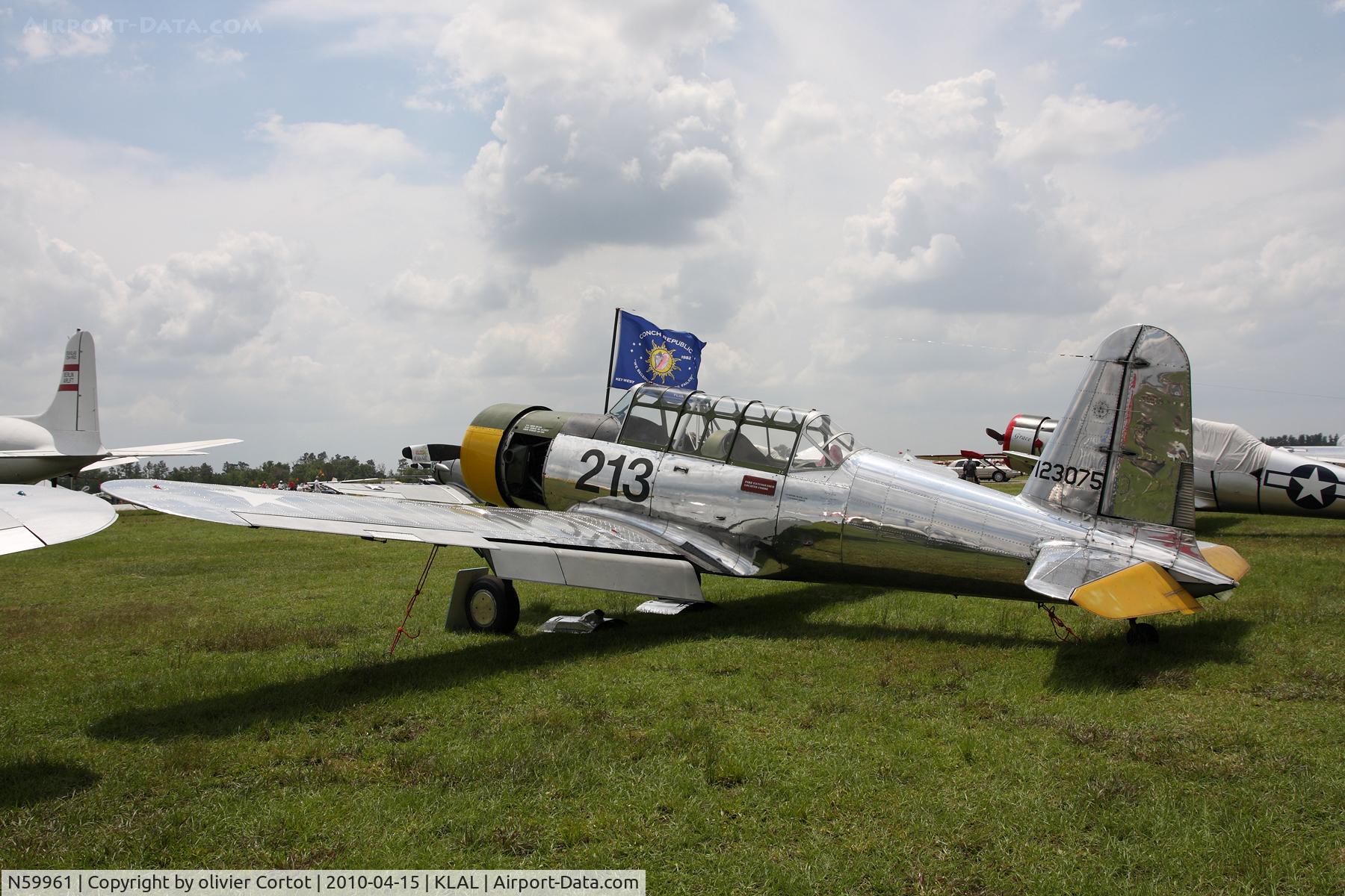 N59961, 1942 Consolidated Vultee BT-13A C/N 7722, Sun n Fun 2010