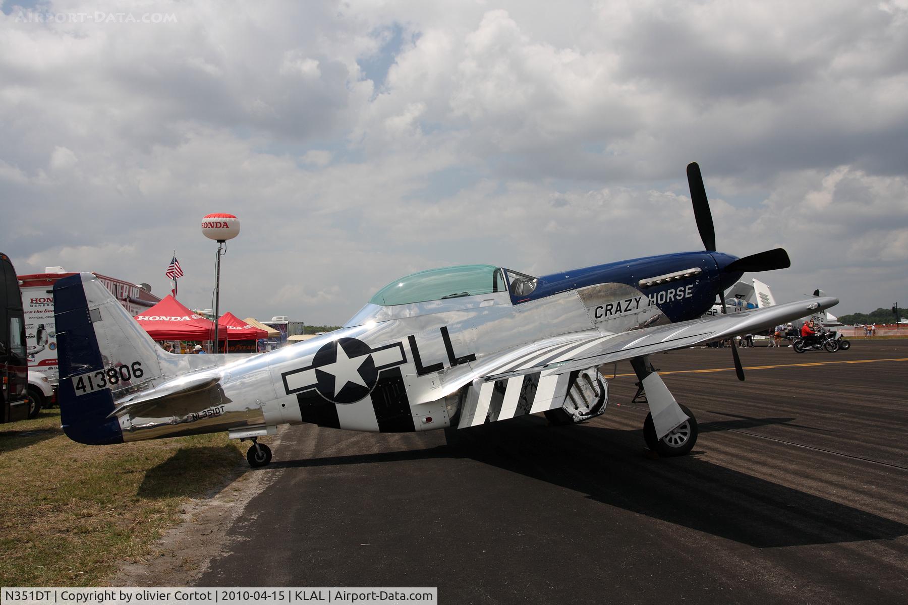 N351DT, 1944 North American P-51D Mustang C/N 122-41042, Sun n Fun 2010