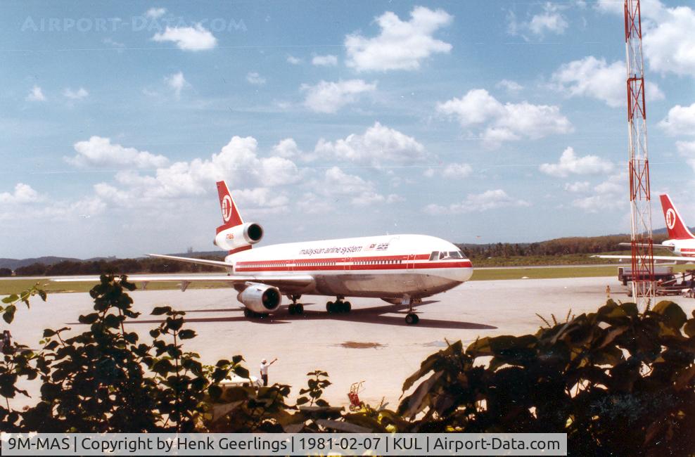 9M-MAS, 1976 McDonnell Douglas DC-10-30 C/N 46955, Malaysian - MAS