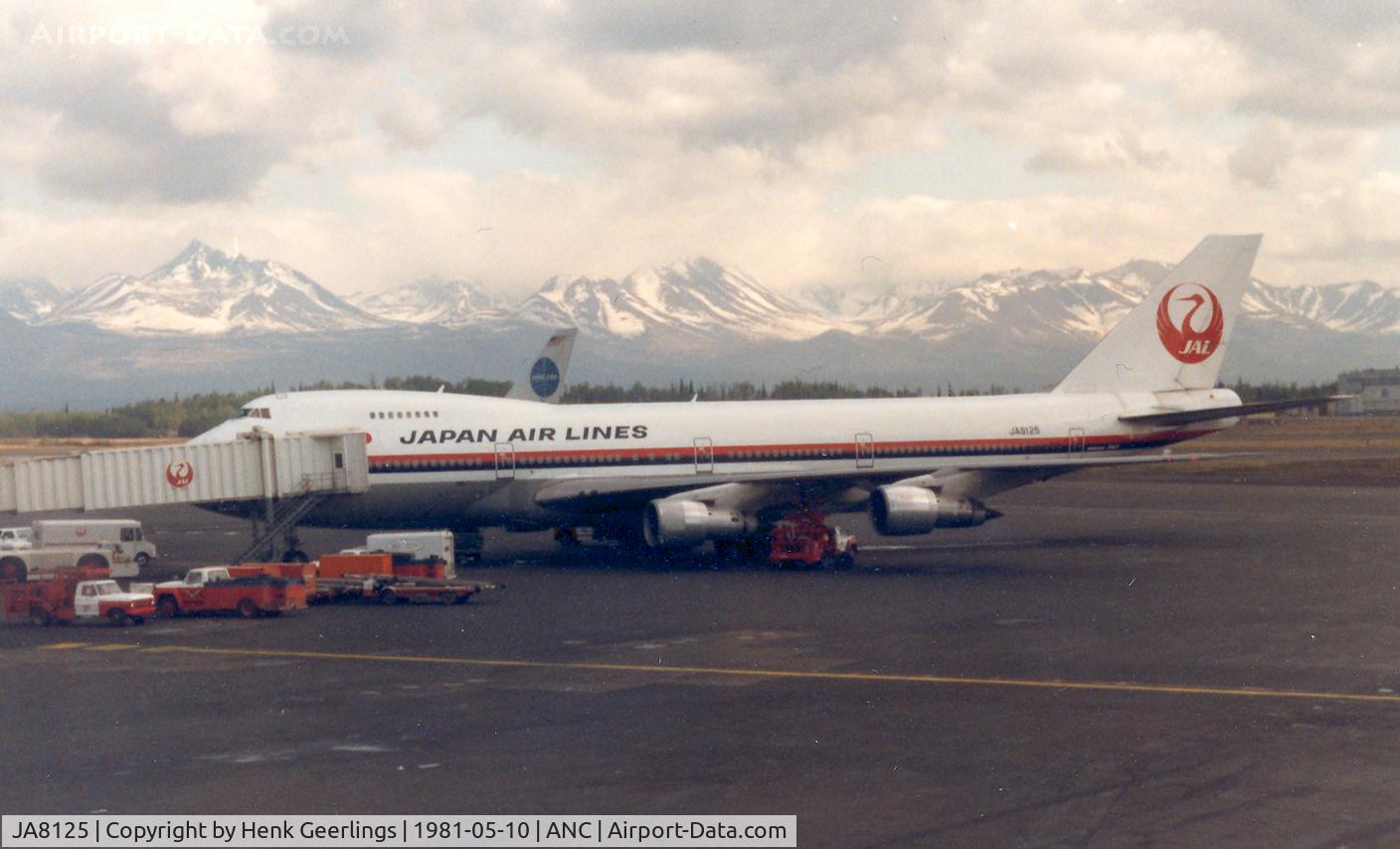 JA8125, 1974 Boeing 747-246B C/N 21030, Japan Air Lines