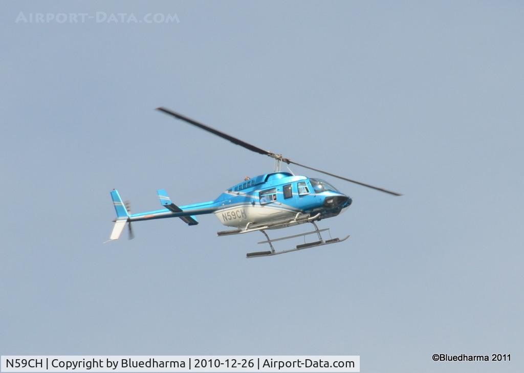 N59CH, Bell 206L-1 LongRanger II C/N 45284, Flying over St. Thomas U.S.V.I.