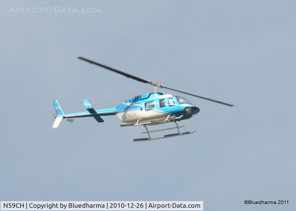 N59CH, Bell 206L-1 LongRanger II C/N 45284, Flying over St. Thomas U.S.V.I.