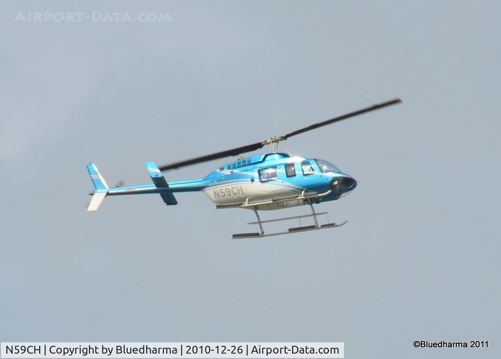N59CH, Bell 206L-1 LongRanger II C/N 45284, Flying over St. Thomas U.S.V.I.