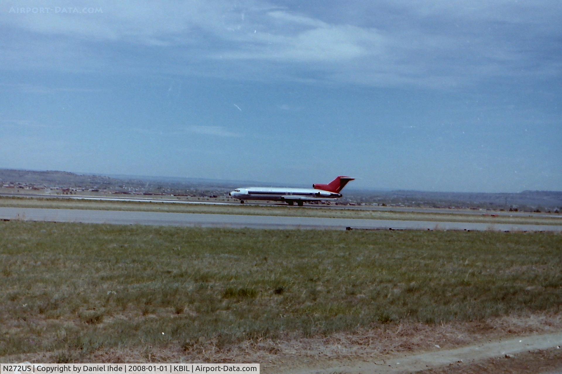 N272US, 1969 Boeing 727-251 C/N 20294, NW Orient run up on the end of 27R in June of 1981