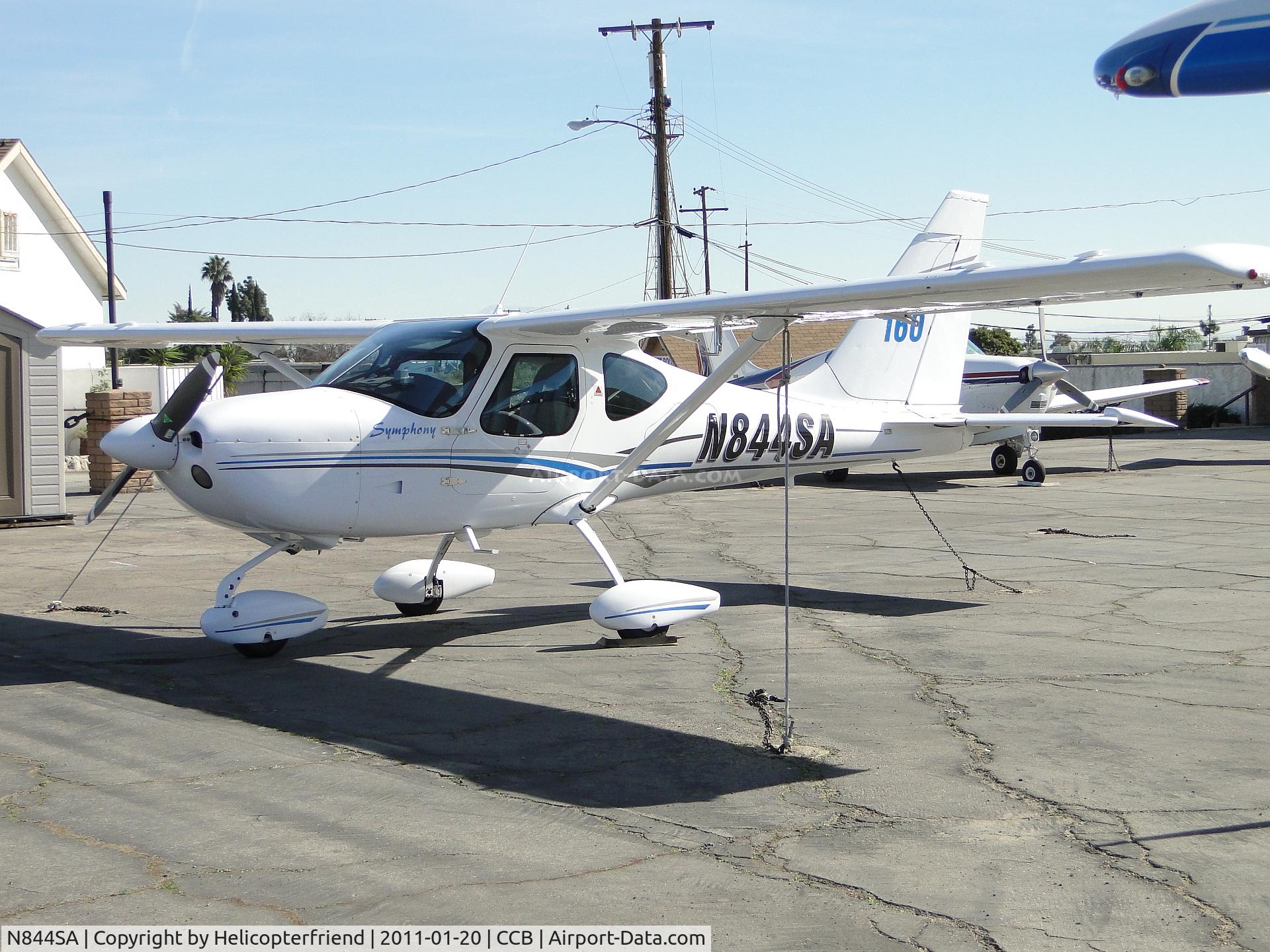 N844SA, 2006 Symphony SA-160 C/N S-0015, Parked in Foothill Sales & Service area