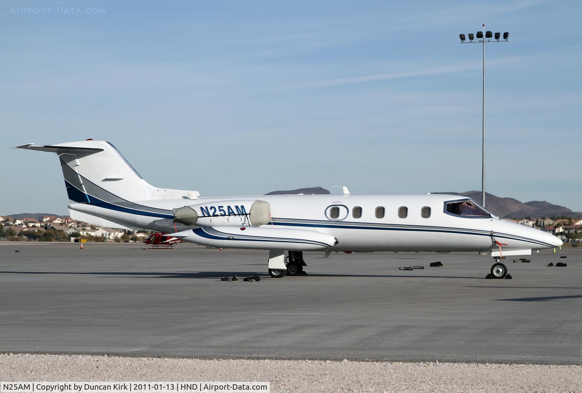 N25AM, Gates Learjet 25D C/N 321, A Henderson long stay visitor