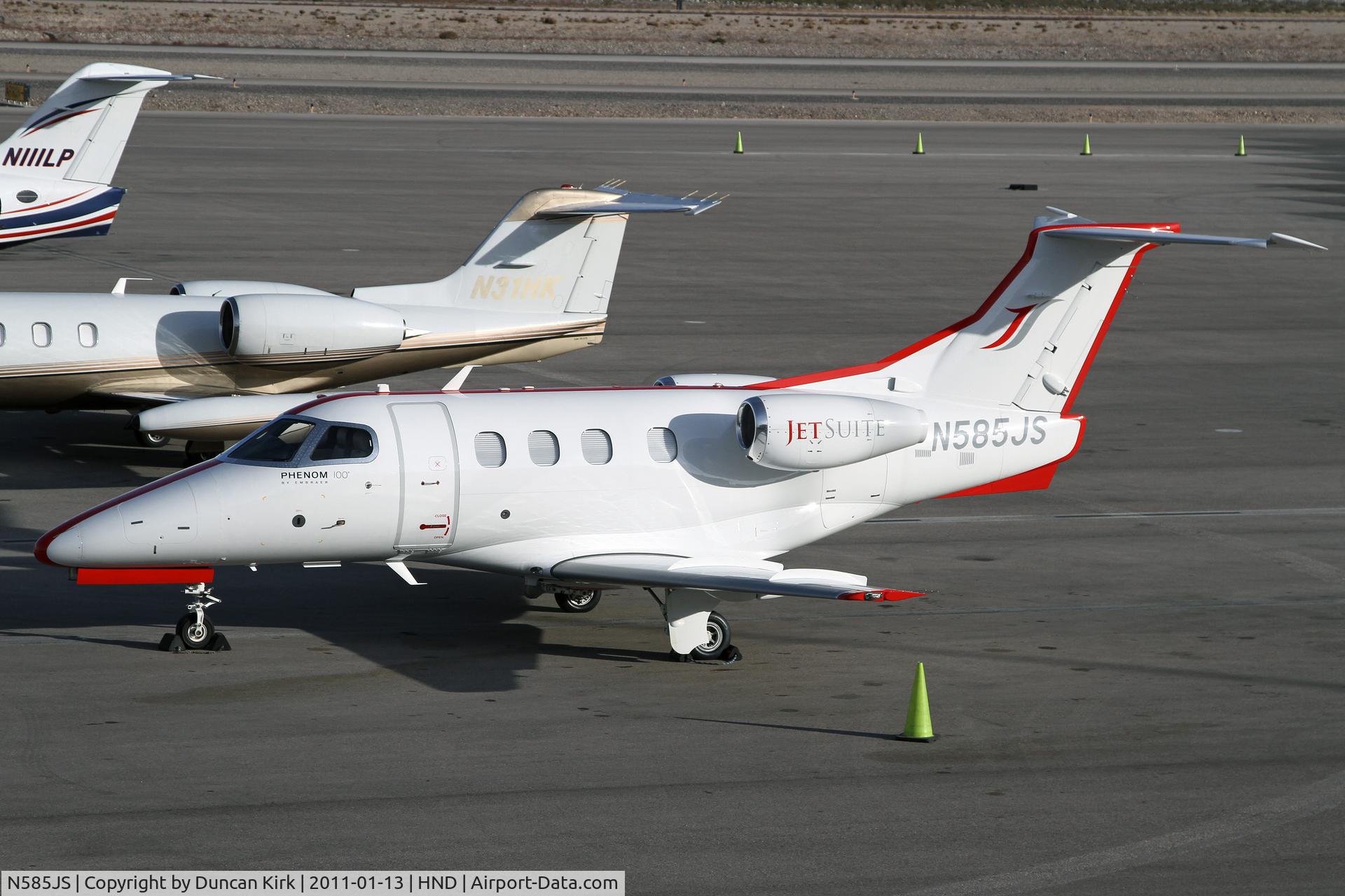 N585JS, 2010 Embraer EMB-500 Phenom 100 C/N 50000138, JetSuite operates several Phenom 100's