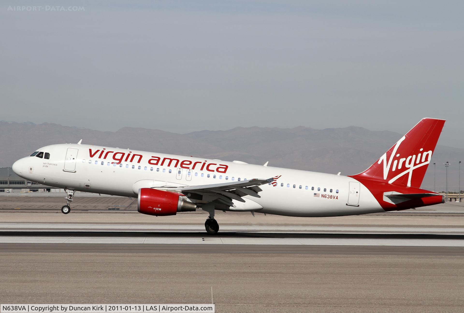 N638VA, 2008 Airbus A320-214 C/N 3503, Touchdown!