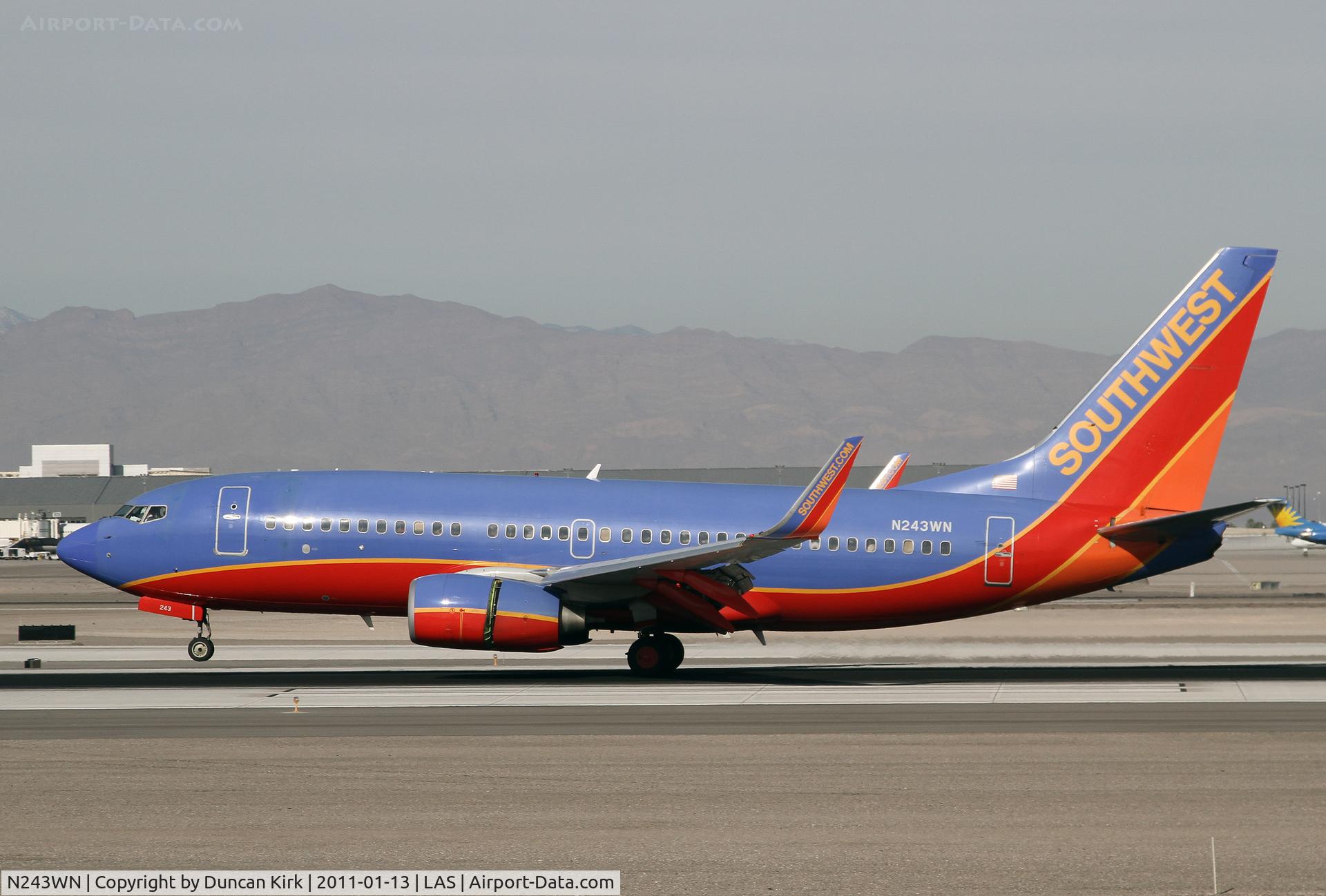 N243WN, 2006 Boeing 737-7H4 C/N 34863, If you want to see Southwest aircraft go to Vegas!