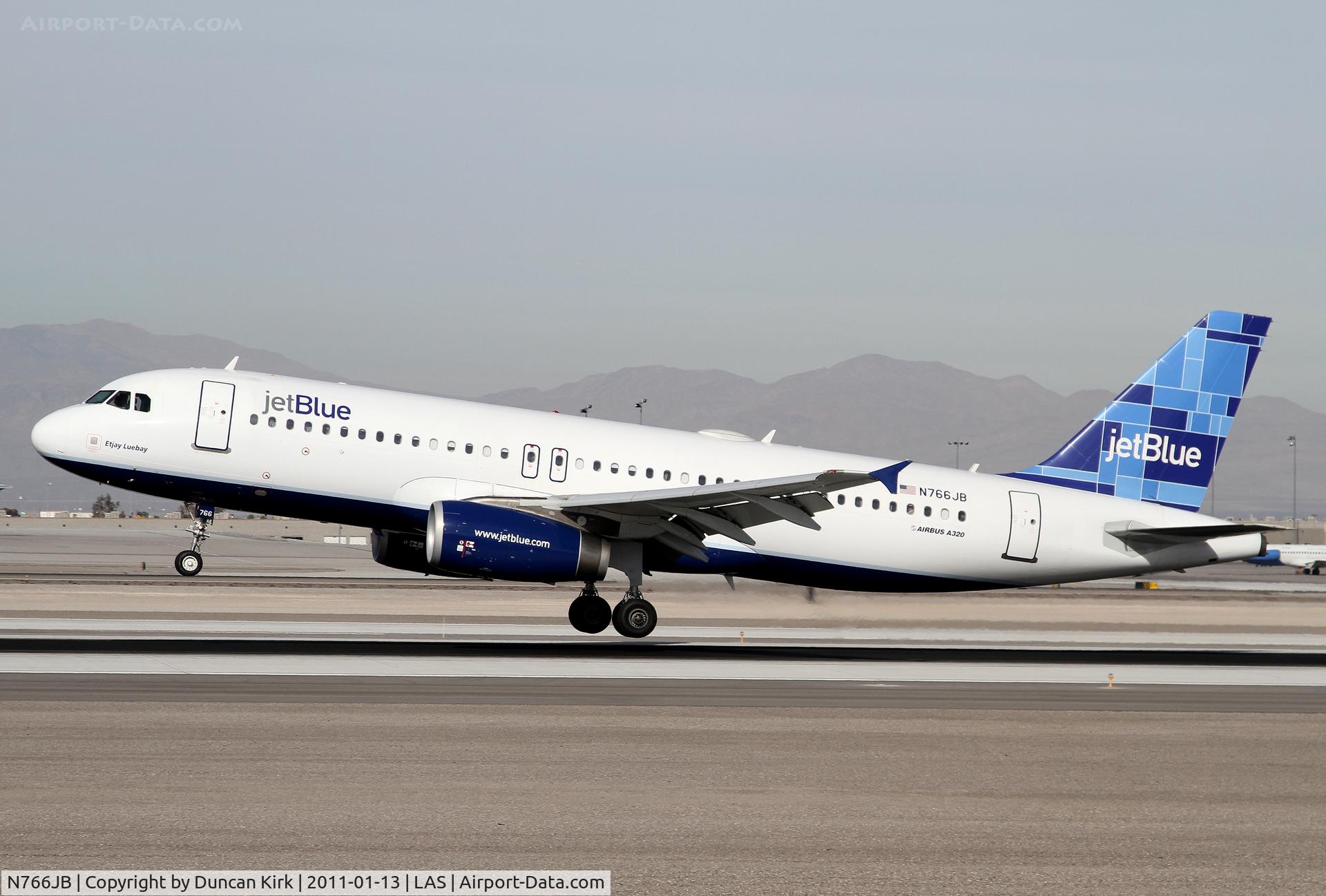 N766JB, 2008 Airbus A320-232 C/N 3724, Named Etjay Luebay