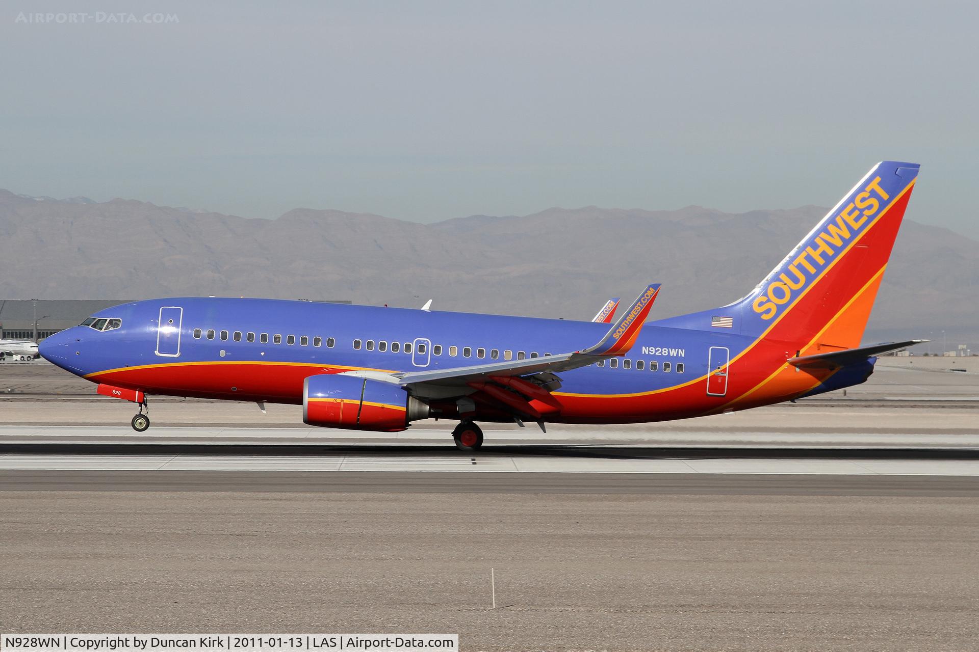 N928WN, 2008 Boeing 737-7H4 C/N 36890, Surprise!