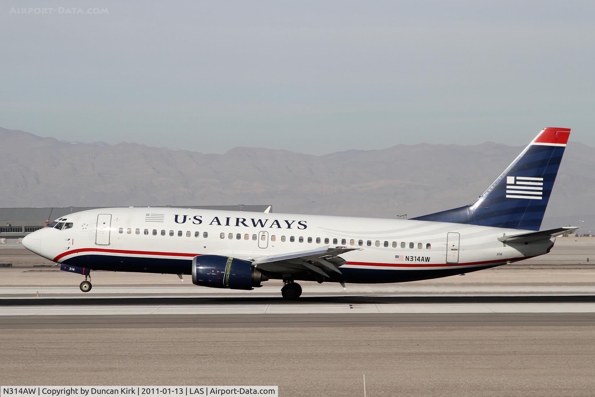 N314AW, 1987 Boeing 737-3S3 C/N 23733, Slowly going the way of the dinosaur is this ex American West B.737.