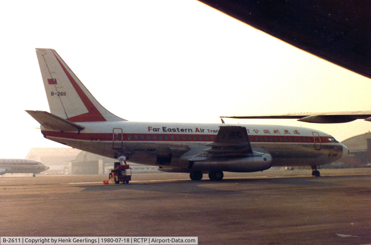 B-2611, Boeing 737-2Q8 C/N 21518, Far Eastern Air Transport - FAT
