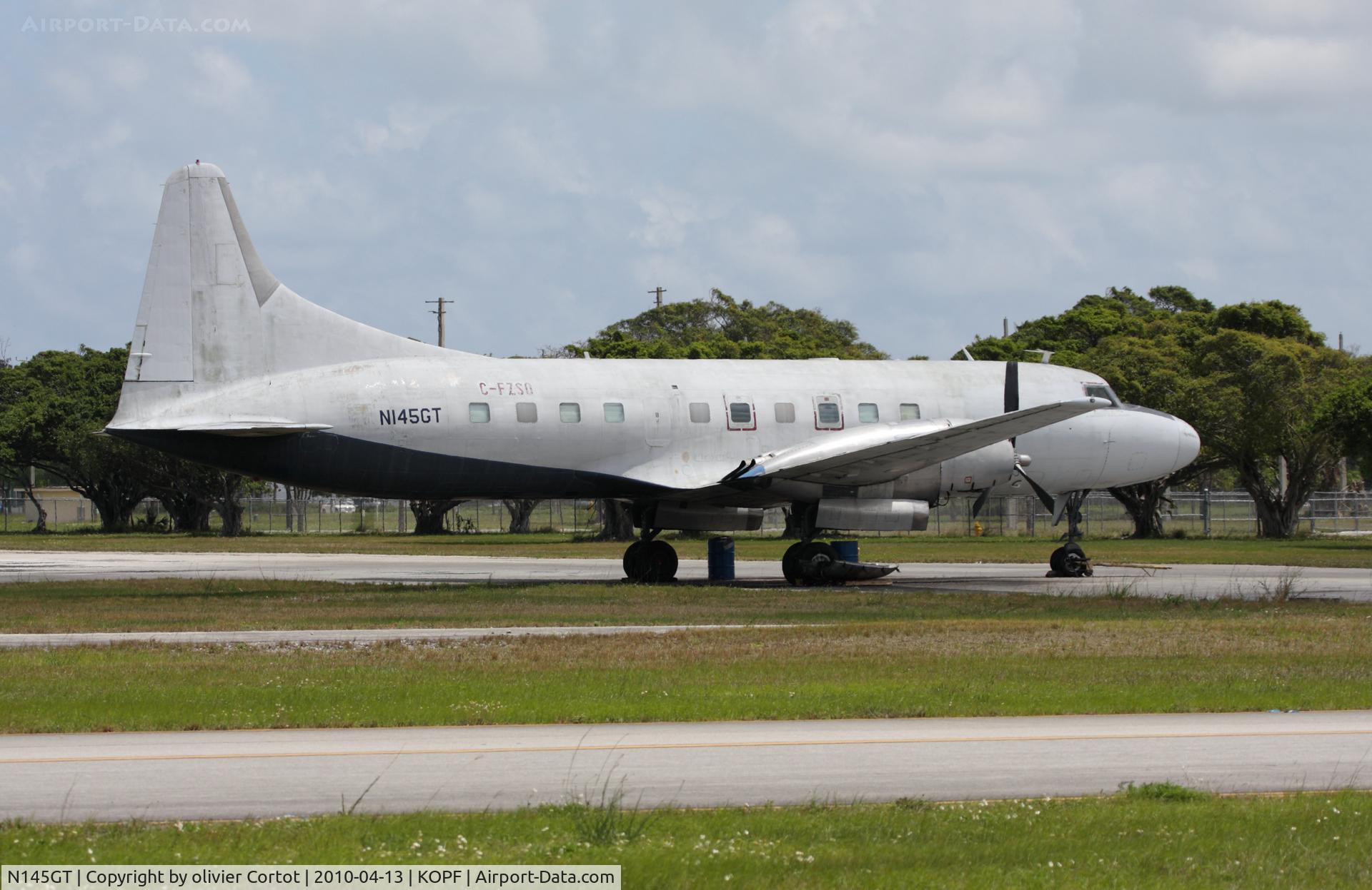 N145GT, 1955 Convair C-131B Samaritan C/N 256, Opa Locka airport, Miami.