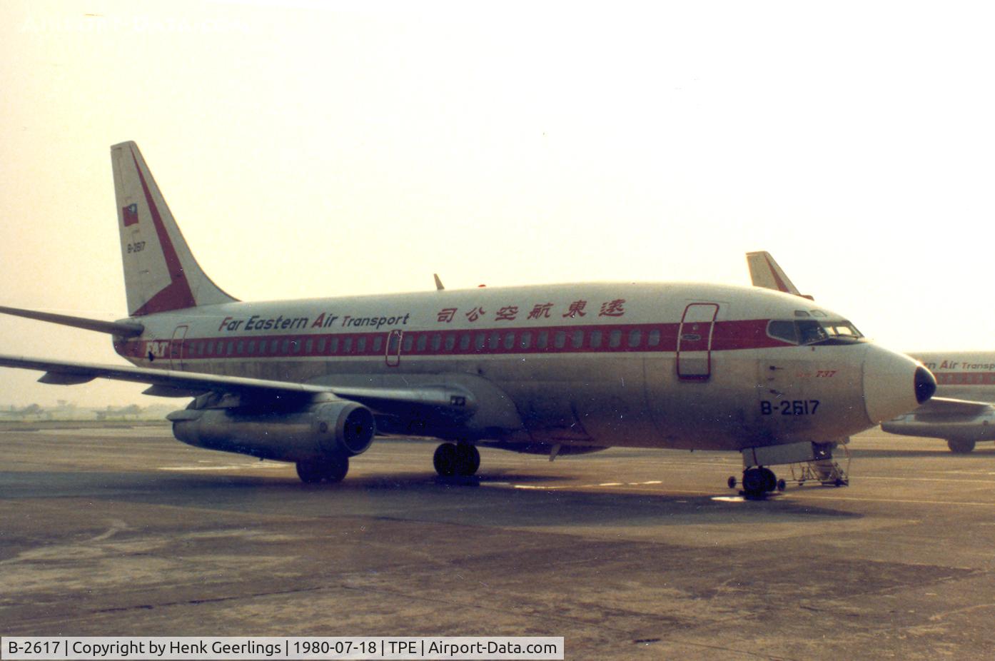 B-2617, 1969 Boeing 737-247 C/N 20130, Far Eastern Air Transport