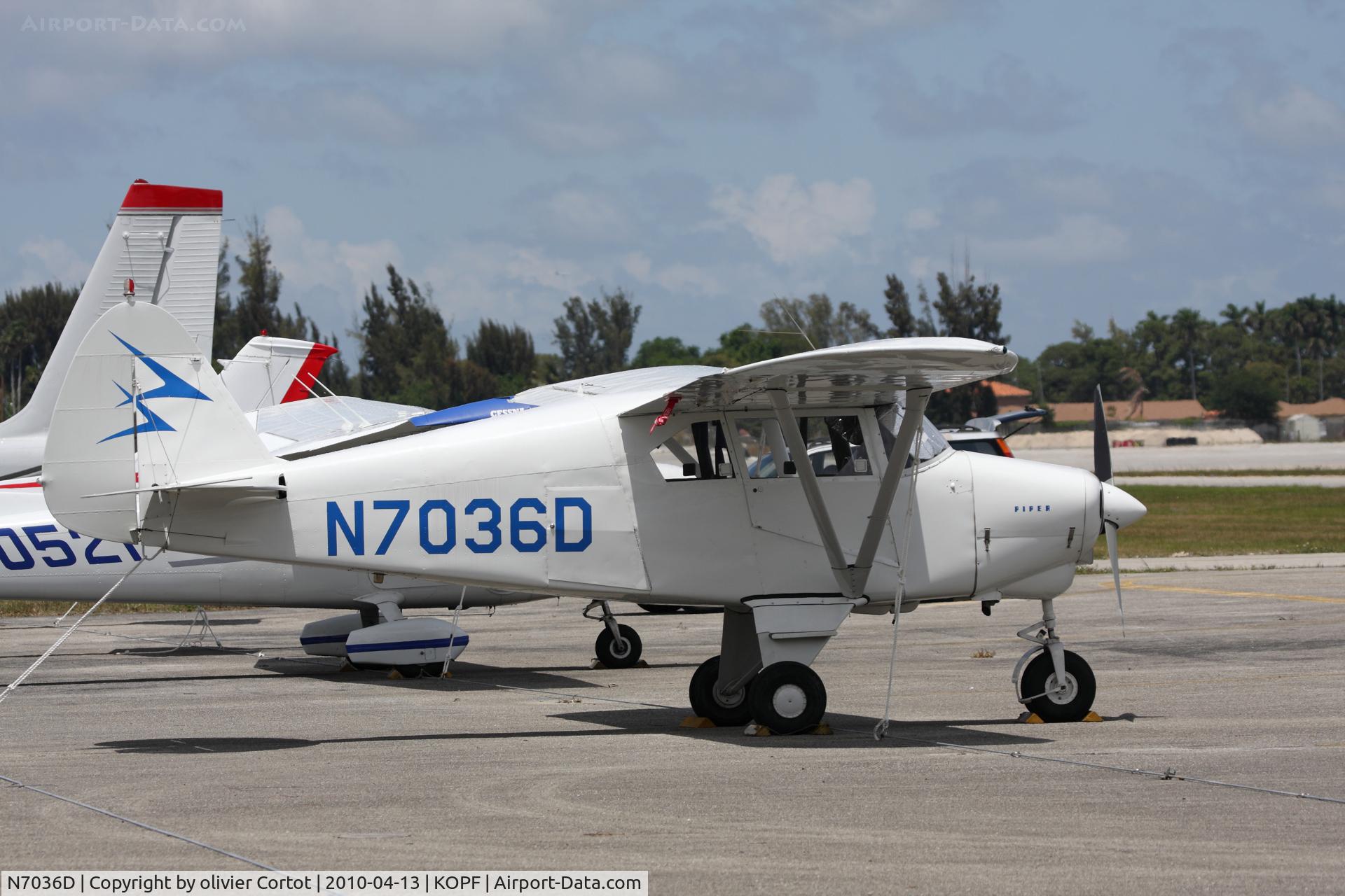 N7036D, 1957 Piper PA-22-150 C/N 22-4934, Opa Locka airport, Miami