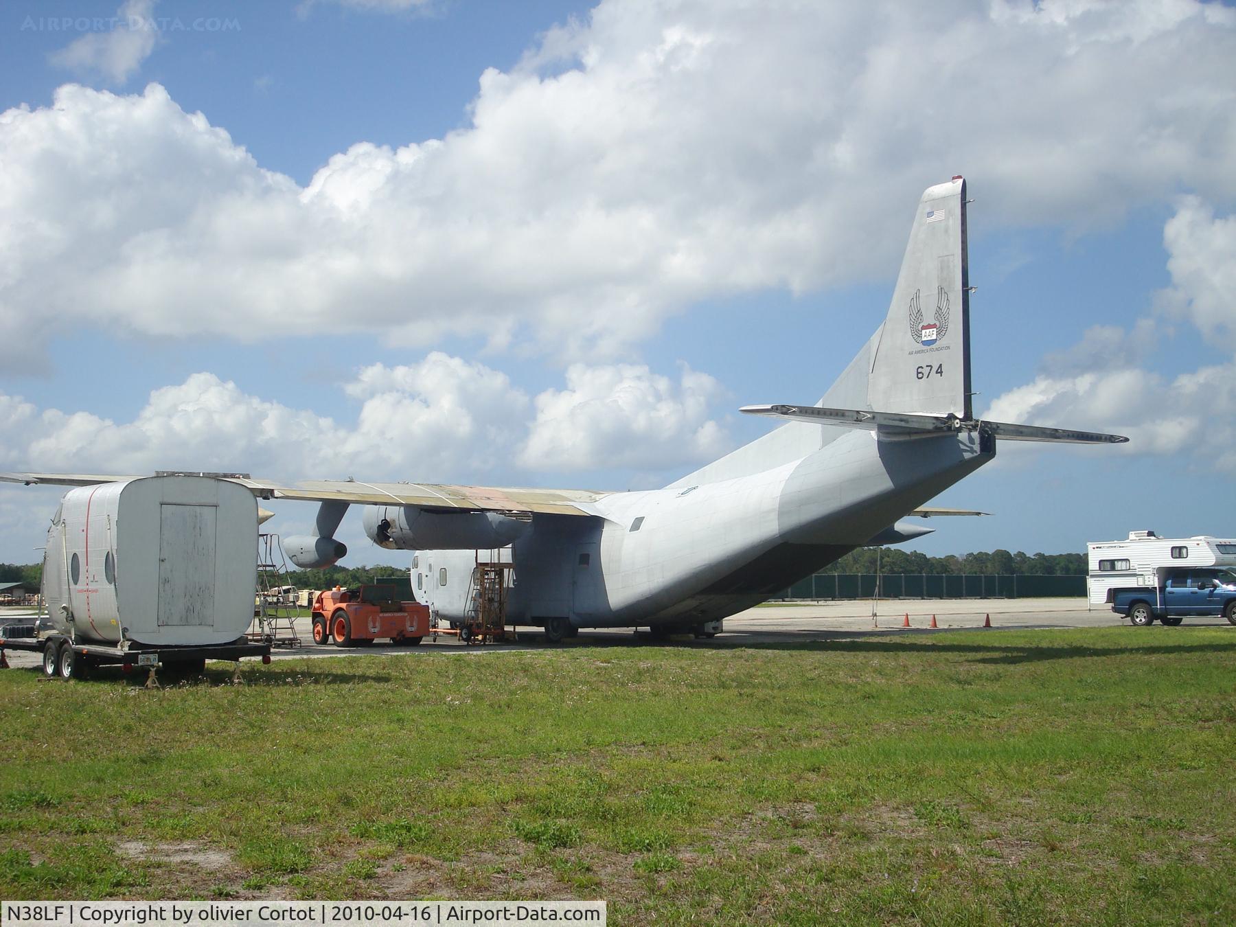 N38LF, 1954 Fairchild C-123K Provider C/N 20123, Spare aircraft for the air america foundation