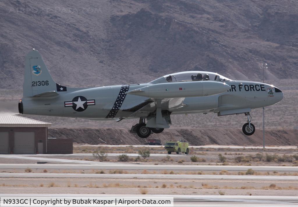N933GC, 1954 Canadair T-33AN Silver Star 3 C/N T33-306, Las Vegas