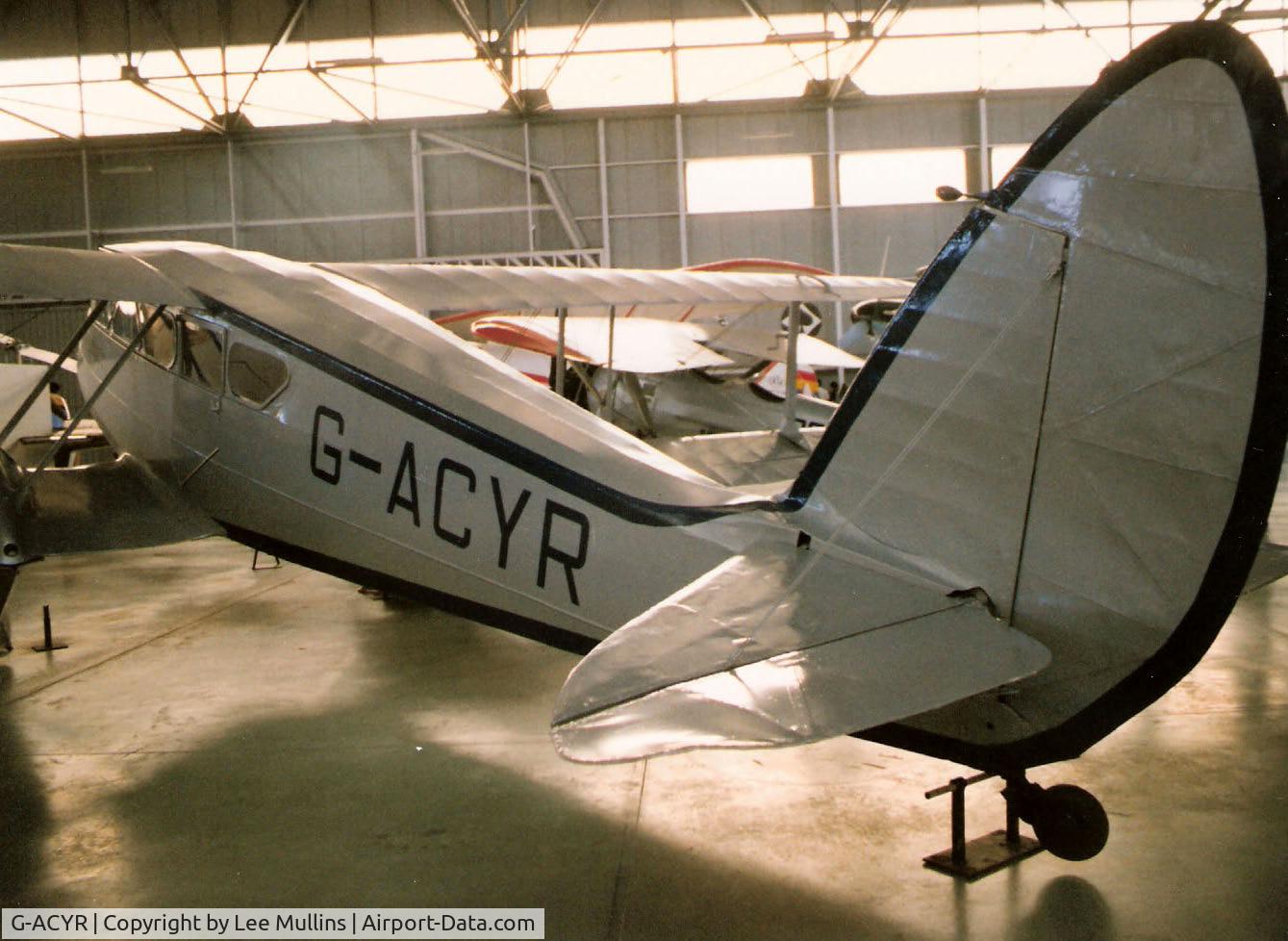 G-ACYR, De Havilland DH-89A Dragon Rapide C/N 6261, Madrid, Spain. 1996.