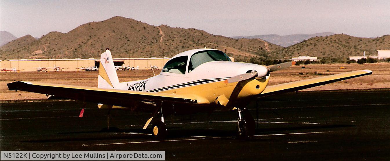 N5122K, 1950 Ryan NAVION A C/N NAV-4-2022, Near Phoenix C1990