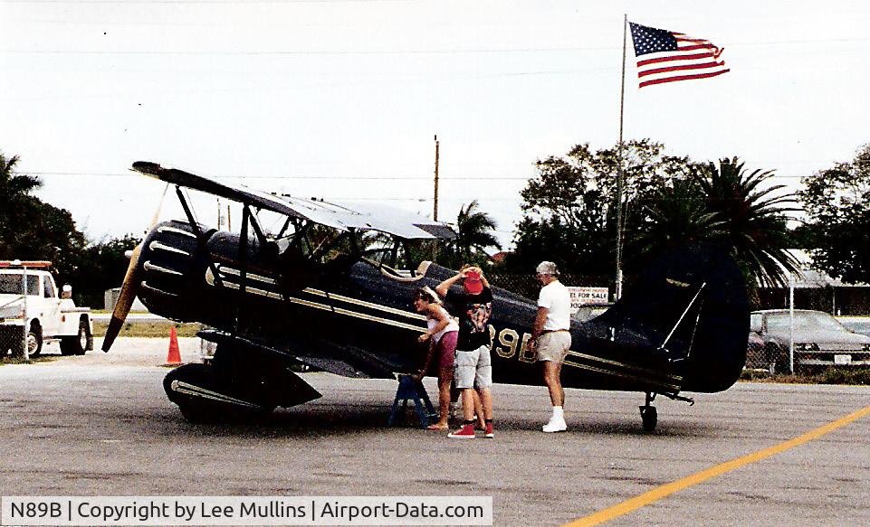 N89B, 1987 Classic Aircraft Corp WACO YMF C/N F5-006, Marathon, Florida Keys 1991