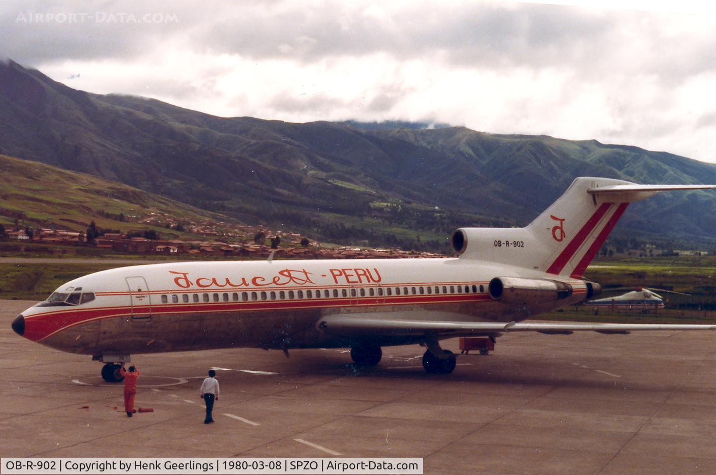 OB-R-902, 1968 Boeing 727-063 C/N 19846, Cuzco , March 1980