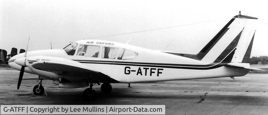 G-ATFF, 1965 Piper PA-23-250 Aztec E C/N 27-2898, G-ATFF at Blackbushe in the 1970's