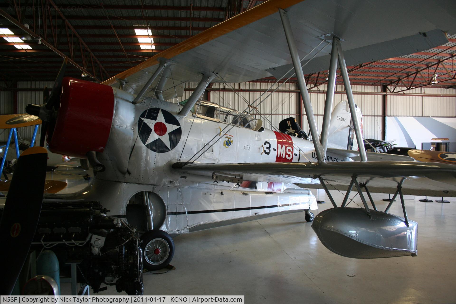 N5SF, 1939 Grumman J2F-6 Duck C/N Not found 33594/N1273N/N5SF, The Duck sitting inside at the POF museum