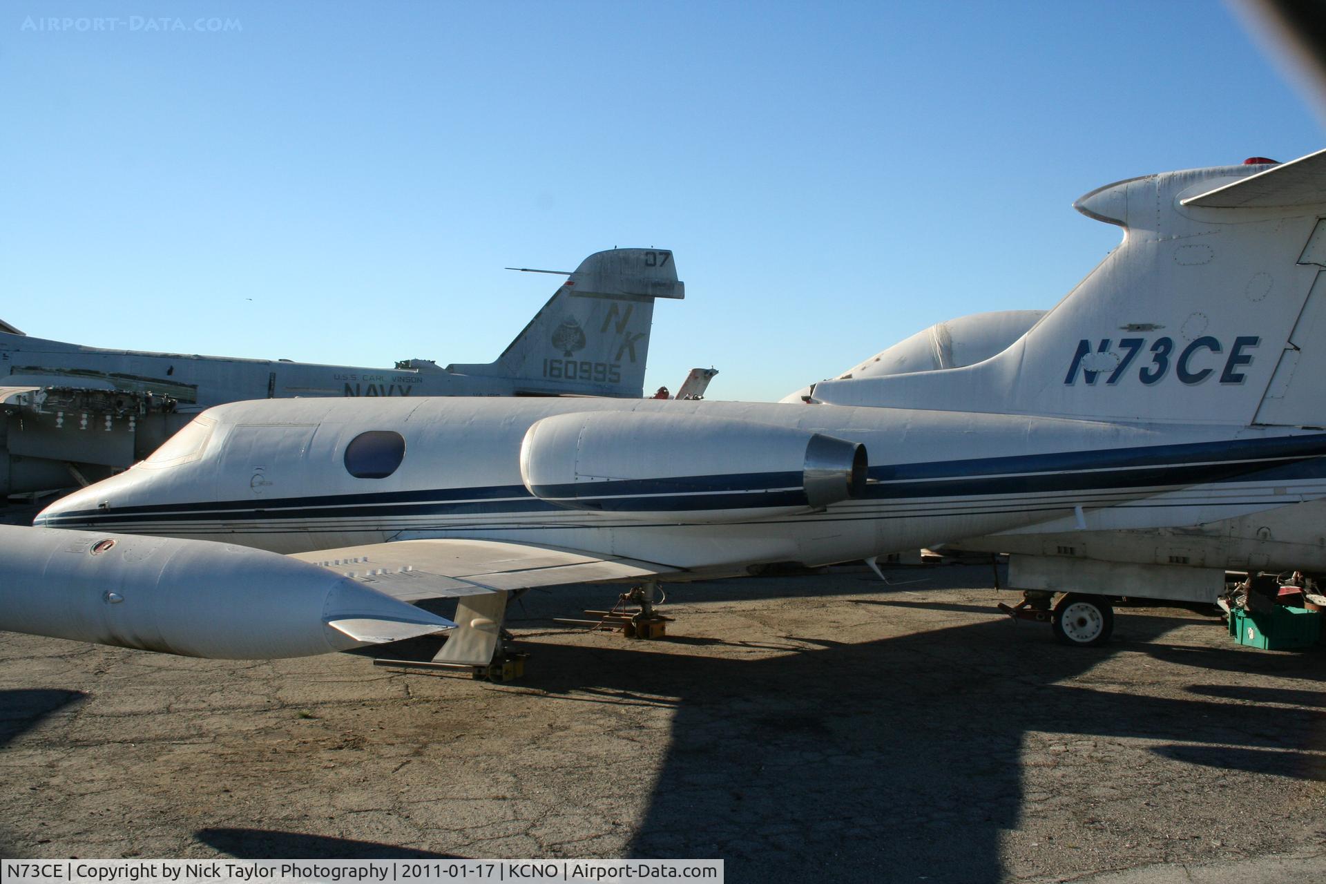 N73CE, 1965 Learjet 23 C/N 23-068, Sitting inside the Yanks air museum collection