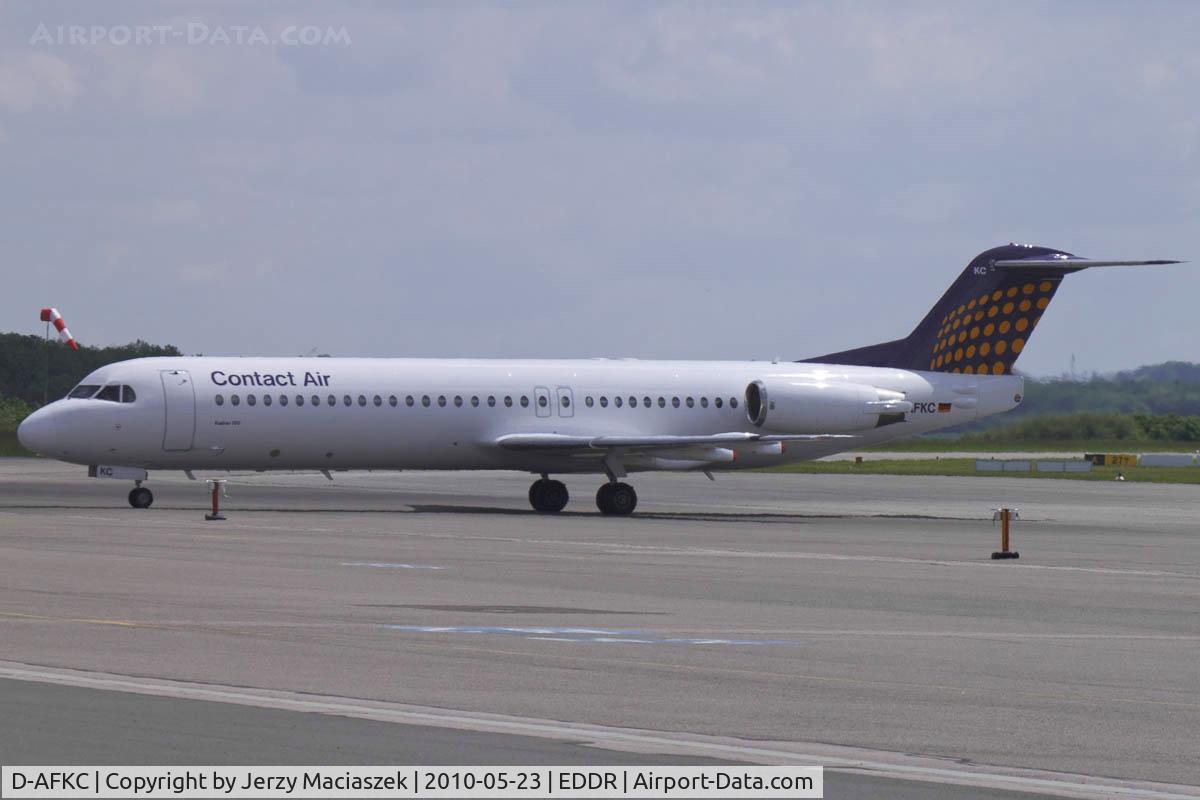 D-AFKC, 1996 Fokker 100 (F-28-0100) C/N 11496, D-AFKC_
1996 Fokker Aircraft B.V. 100(F28-0100),