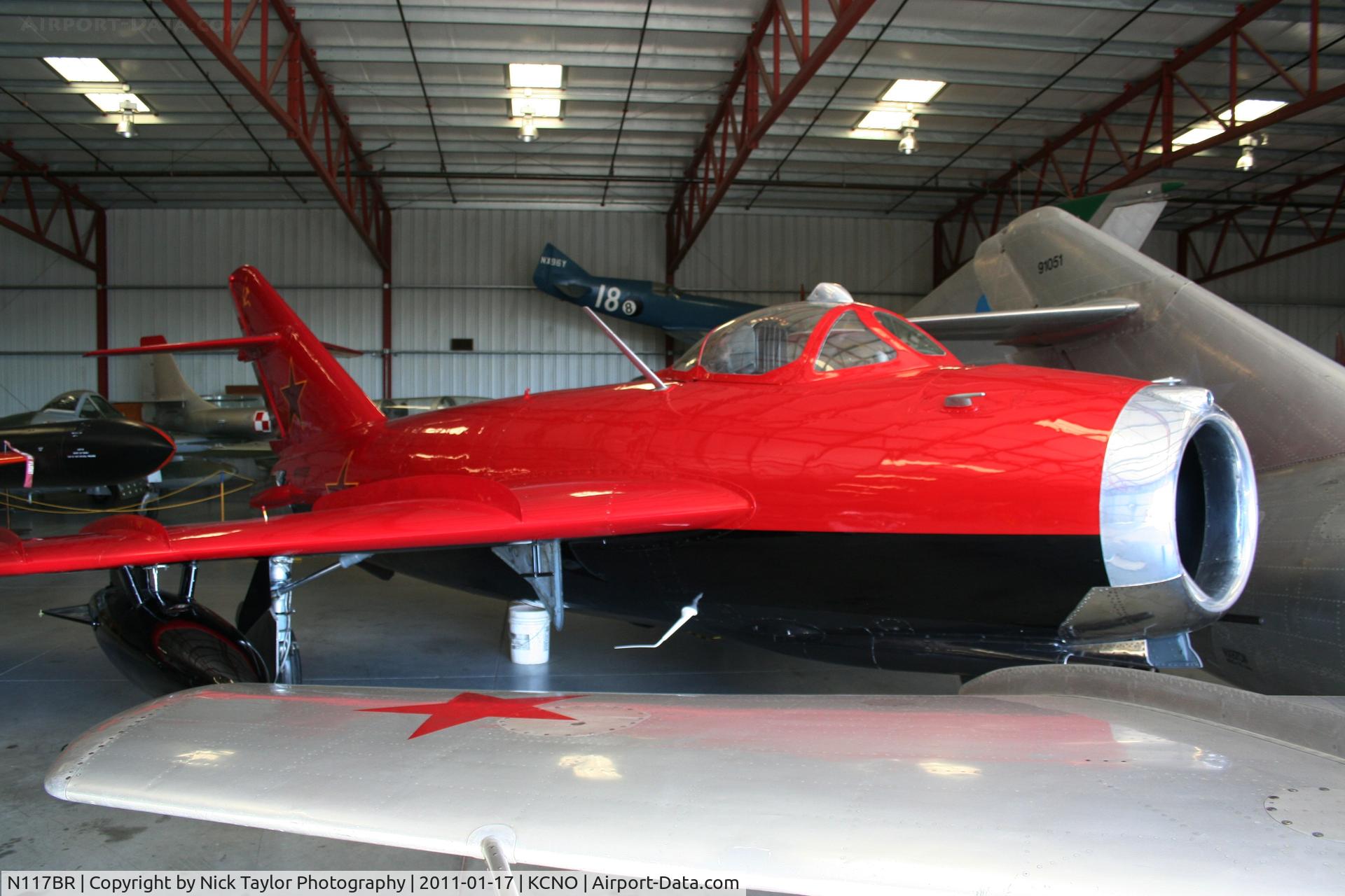 N117BR, 1959 PZL-Mielec Lim-5 (MiG-17F) C/N 1C1529, Sitting in the POF museum