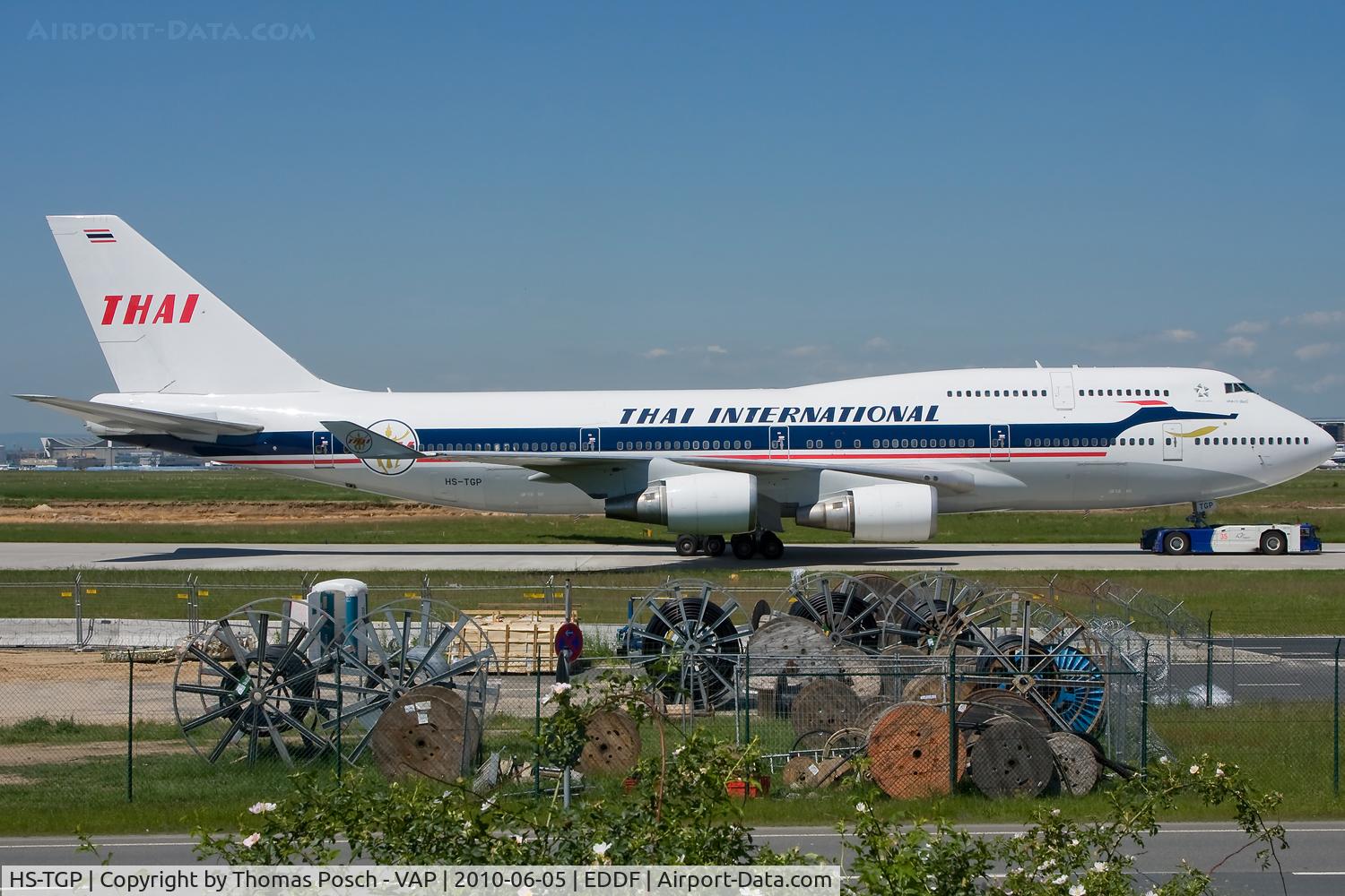 HS-TGP, 1994 Boeing 747-4D7 C/N 26610, Thai Airways International