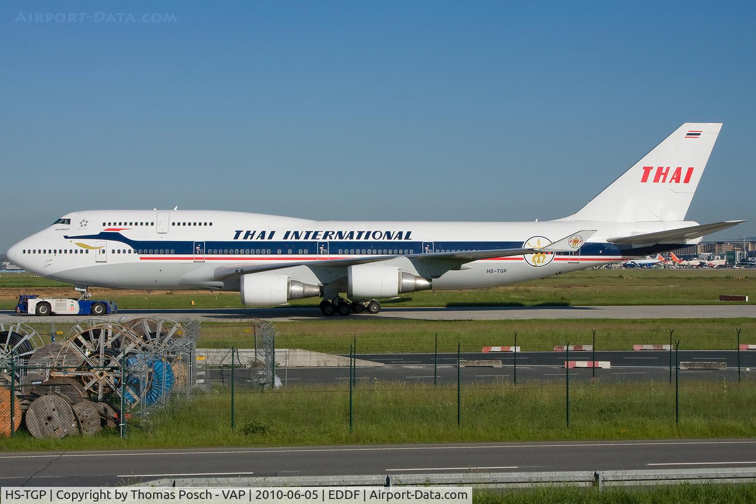 HS-TGP, 1994 Boeing 747-4D7 C/N 26610, Thai Airways International