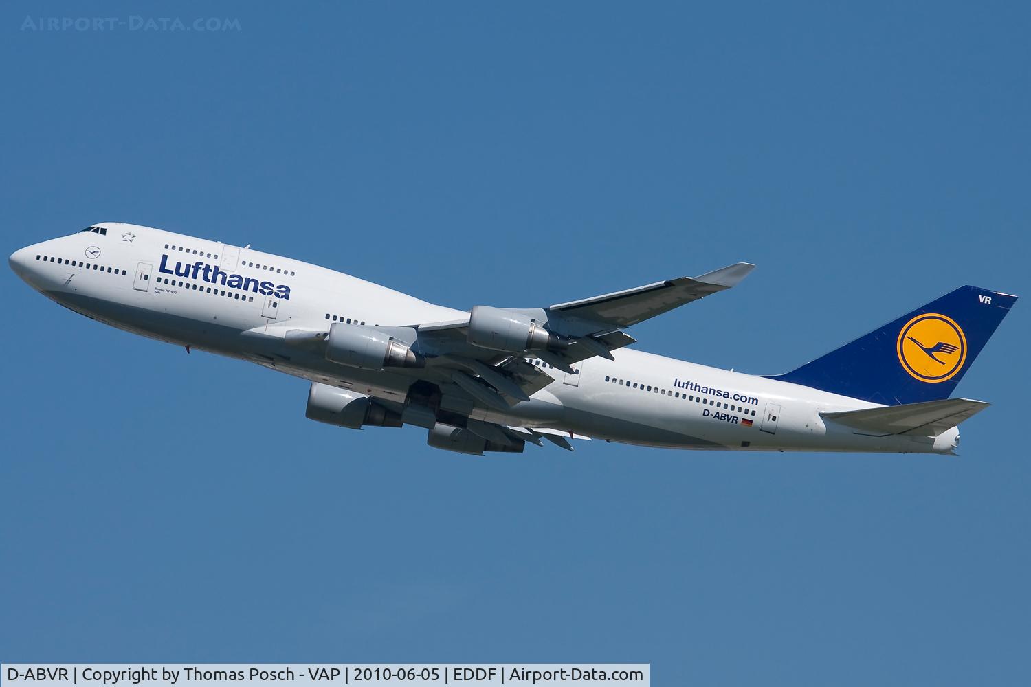 D-ABVR, 1997 Boeing 747-430 C/N 28285, Lufthansa