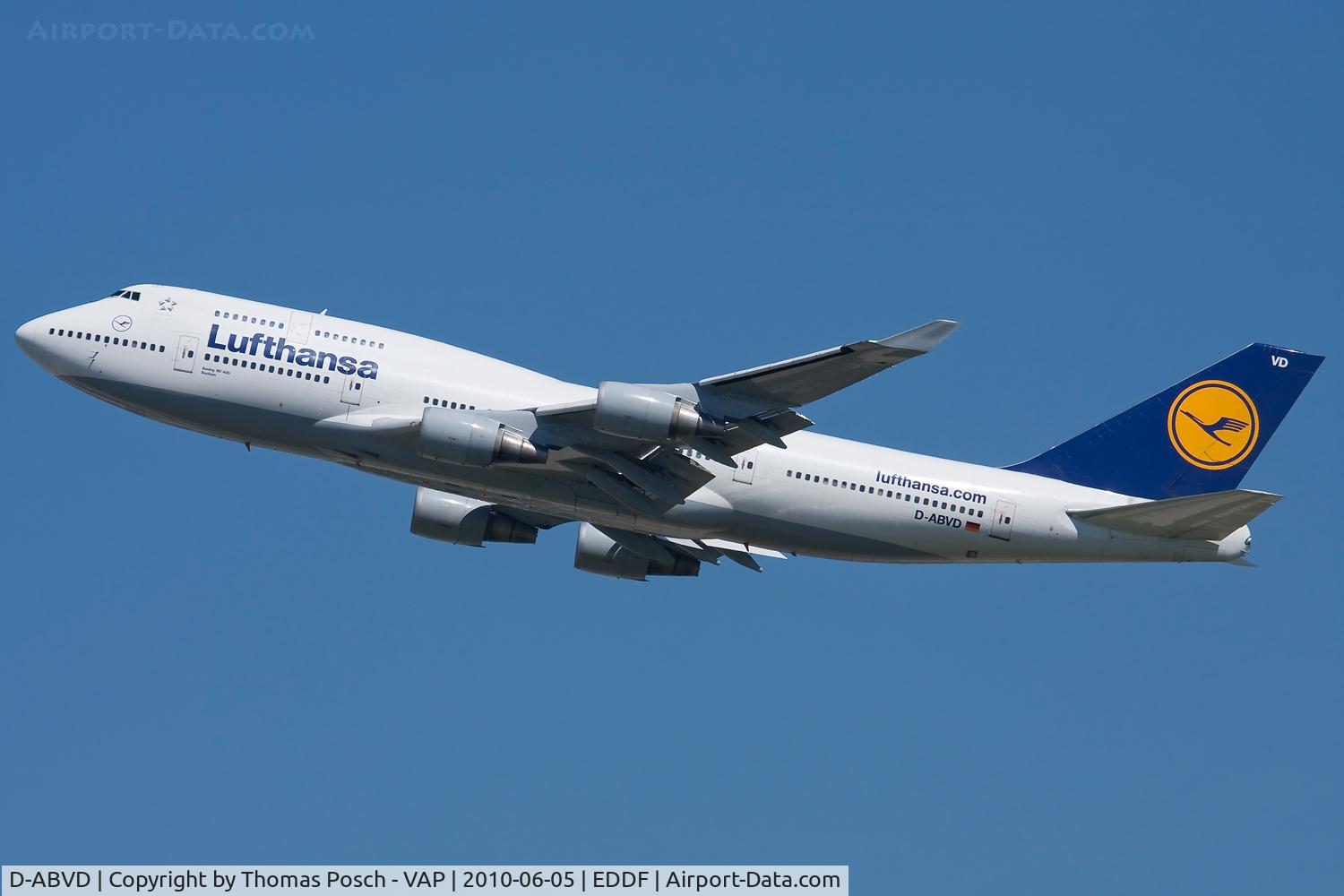 D-ABVD, 1990 Boeing 747-430 C/N 24740, Lufthansa