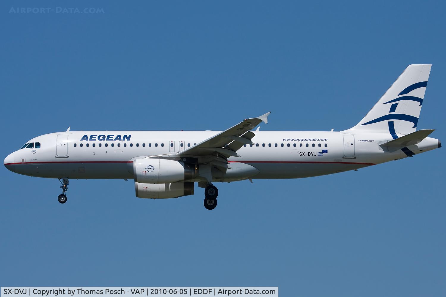 SX-DVJ, 2007 Airbus A320-232 C/N 3365, Aegean Airlines