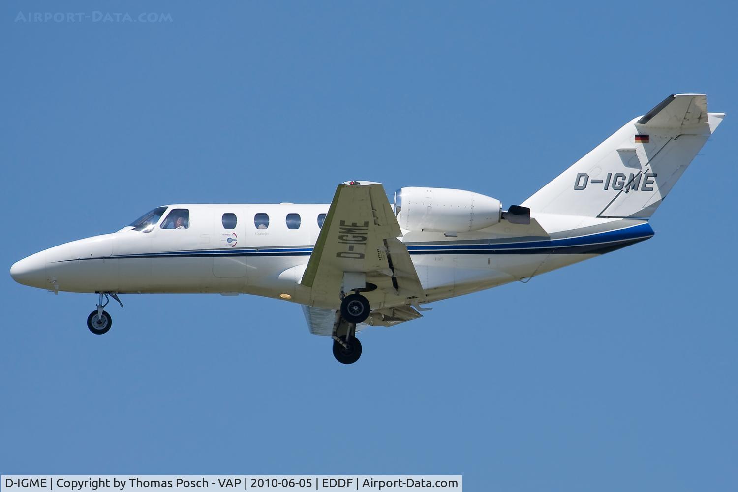 D-IGME, 1998 Cessna 525 CitationJet C/N 525-0279, Charter Service Hetzler Luftfahrtunternehmen