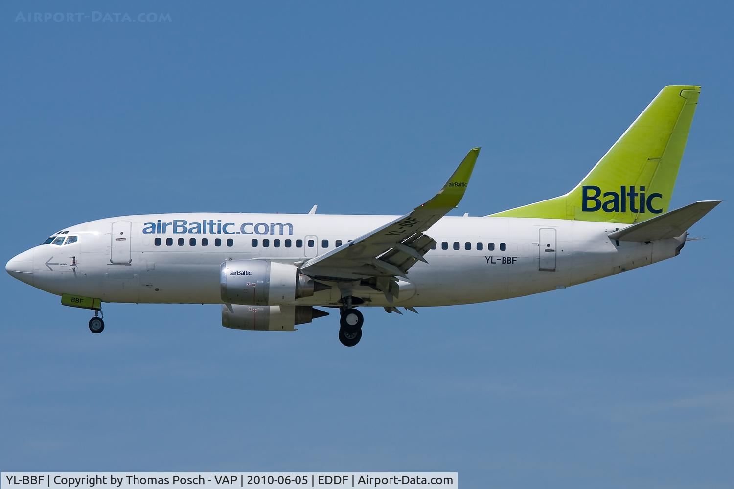 YL-BBF, 1990 Boeing 737-548 C/N 24878, Air Baltic